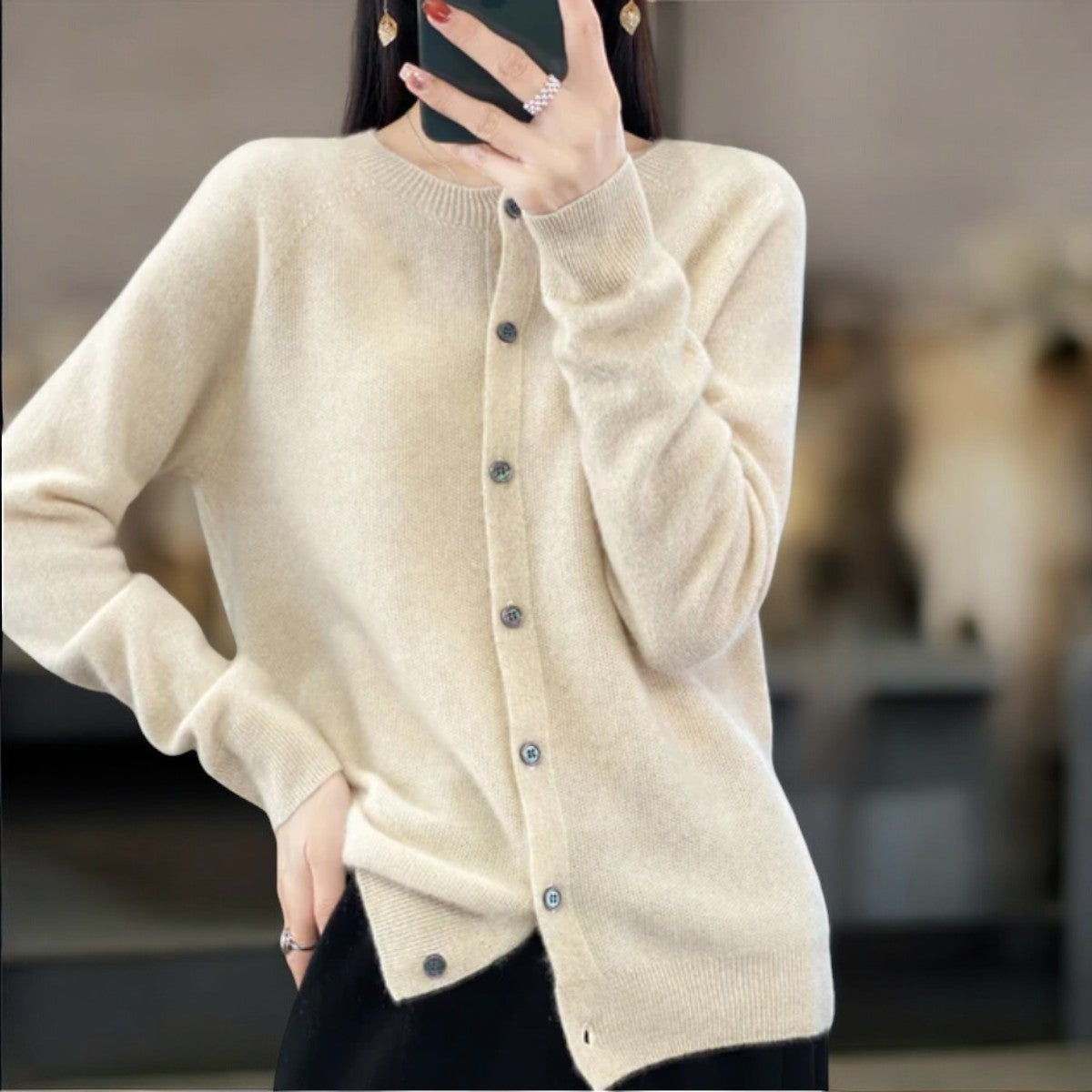 Alira™ | Cardigans em lã merino