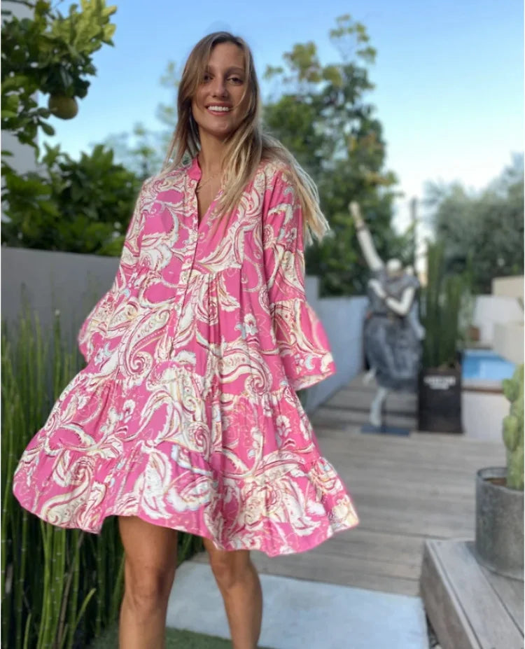 Everlen™ - Abito Midi Boho Bloom