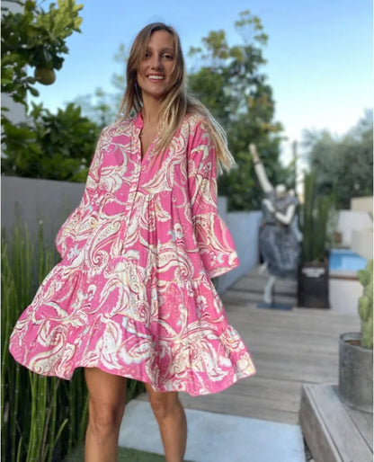 Everlen™ - Abito Midi Boho Bloom