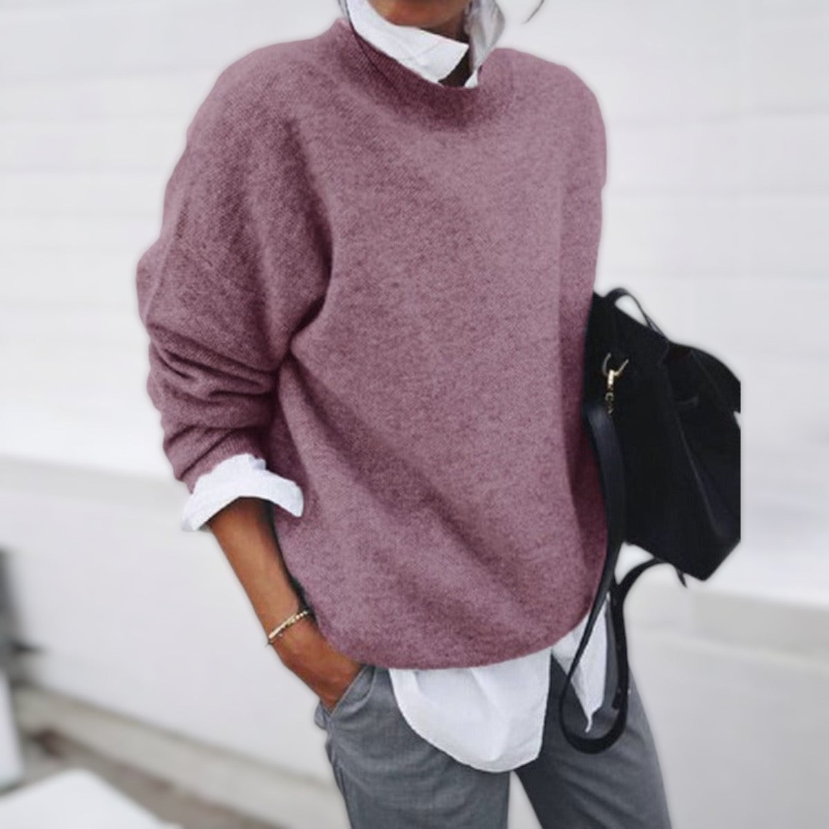 Jolanda™ | Pullover em cachemire suave e quente