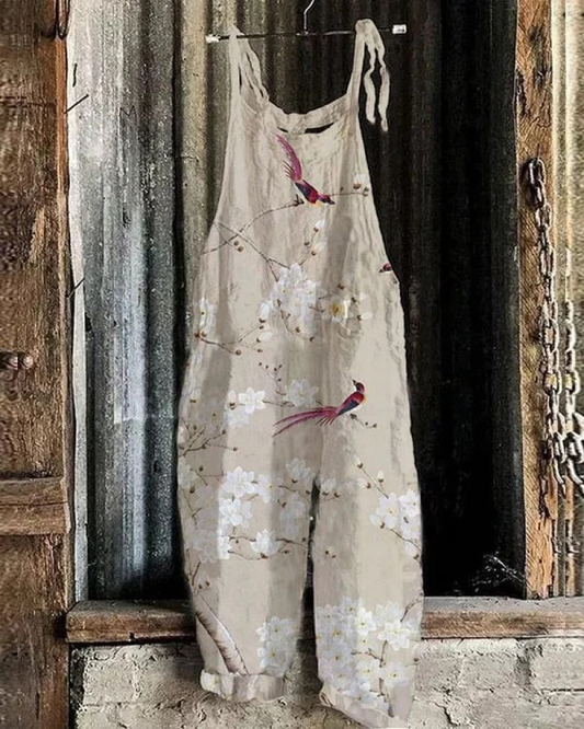 Tuta Vintage Floreale - Stile Elegante e Comfort per Donne