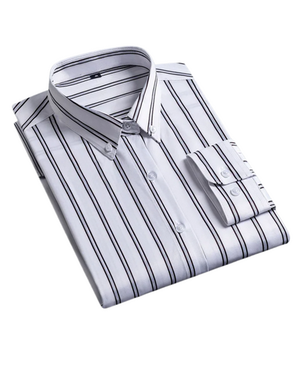 Luxonova - Elegant Striped Men's Shirt