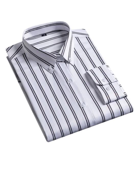 Luxonova - Elegant Striped Men's Shirt