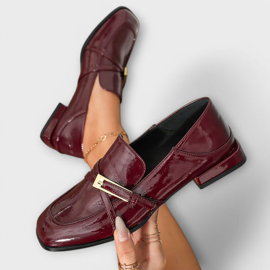 Isabel™ - Mocassins Bordô