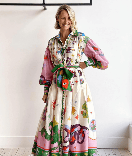Dorthe™ | Elegante Maxi Dress Italiano