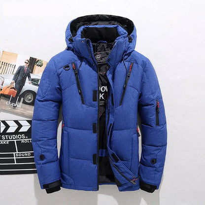 Deman™ - Mountain East Casaco Puffer de Plumas