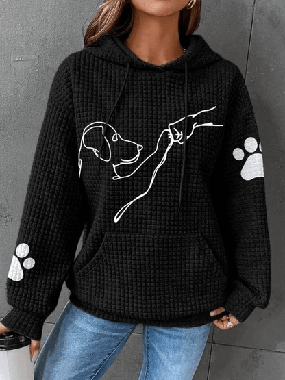 Sweatshirt confortável e quente com capuz