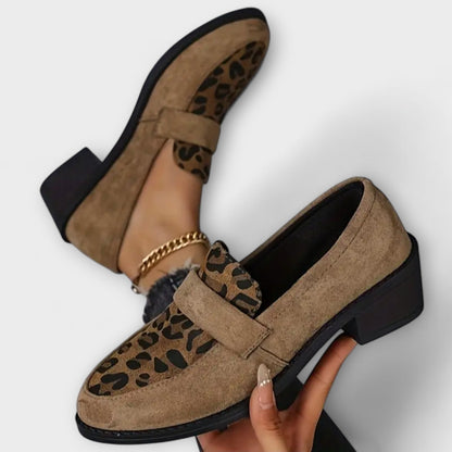 Camila™ - Sapatos elegantes com padrão leopardo