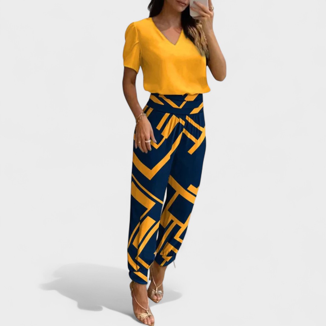Margarida™ - Macacão elegante para senhora