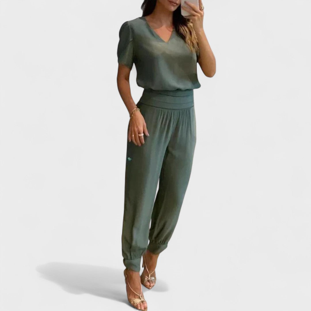 Margarida™ - Macacão elegante para senhora