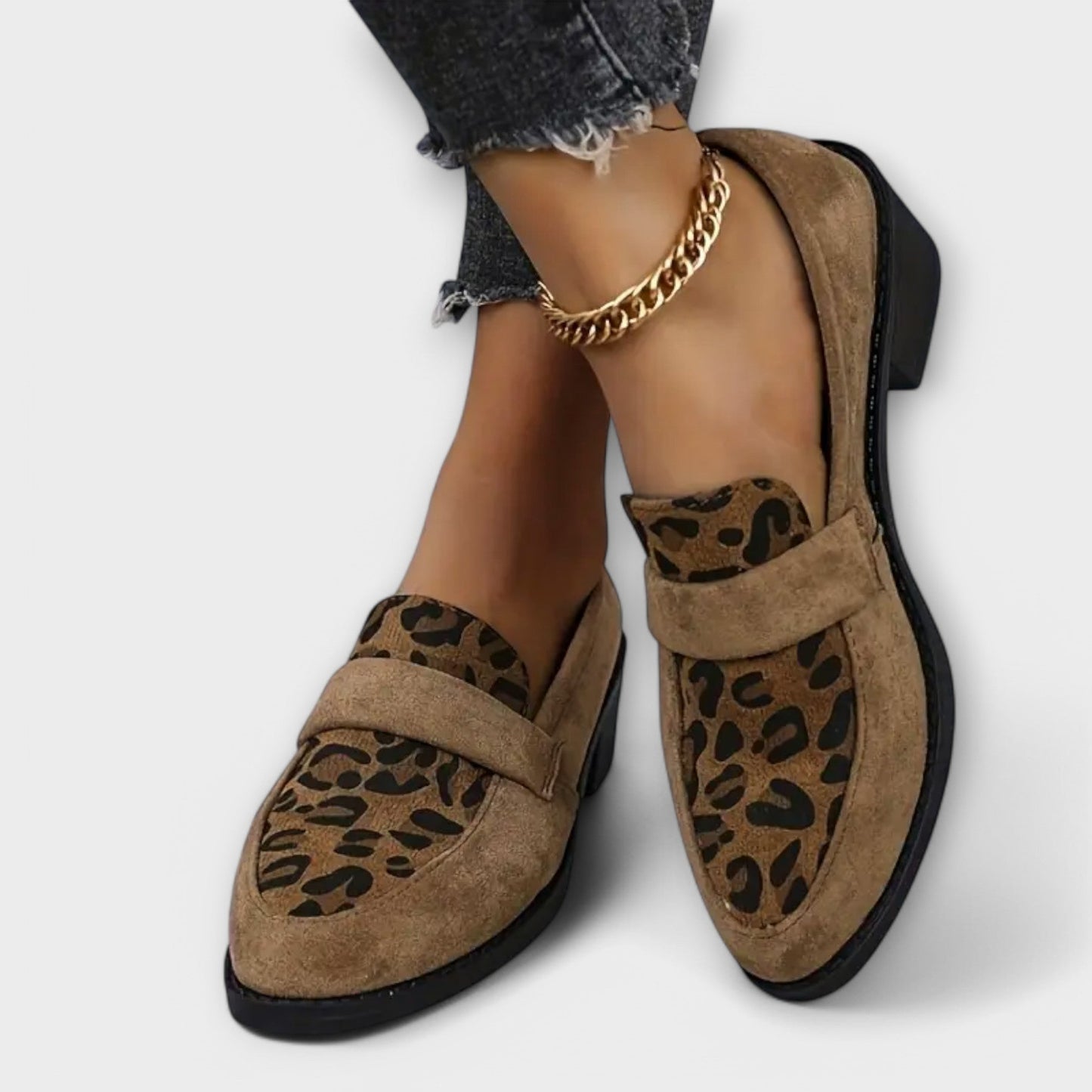 Camila™ - Sapatos elegantes com padrão leopardo