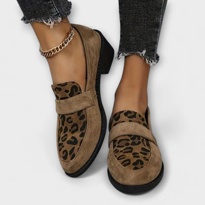 Camila™ - Sapatos elegantes com padrão leopardo