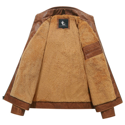 Casaco Biker em Fleece