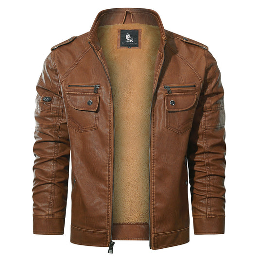 Casaco Biker em Fleece