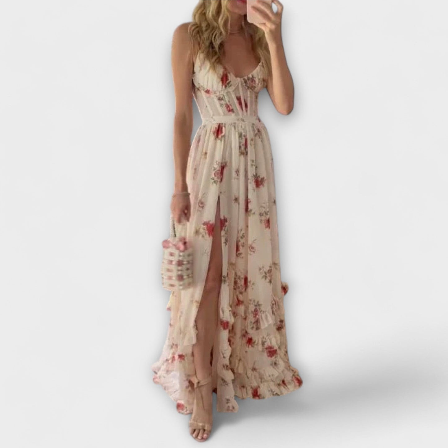 Joana™ - Vestido com padrão floral