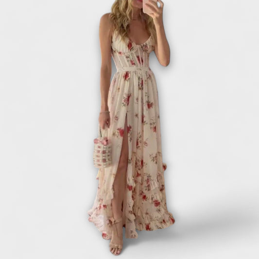 Joana™ - Vestido com padrão floral