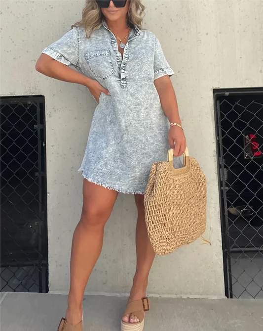 Vera™ | Elegante Vestito in Denim