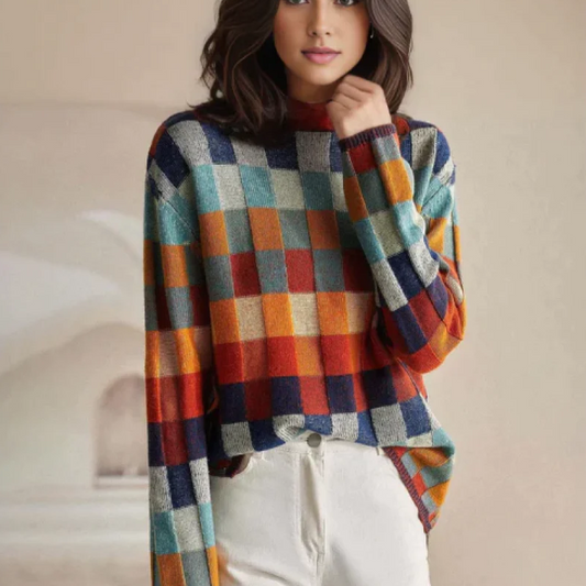Pullover de cachemire quente de luxo Van Gogh™
