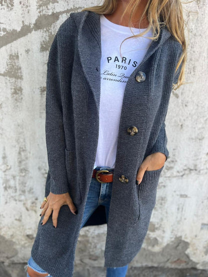 Sandra™ | Casaco de Malha Comprido e Elegante