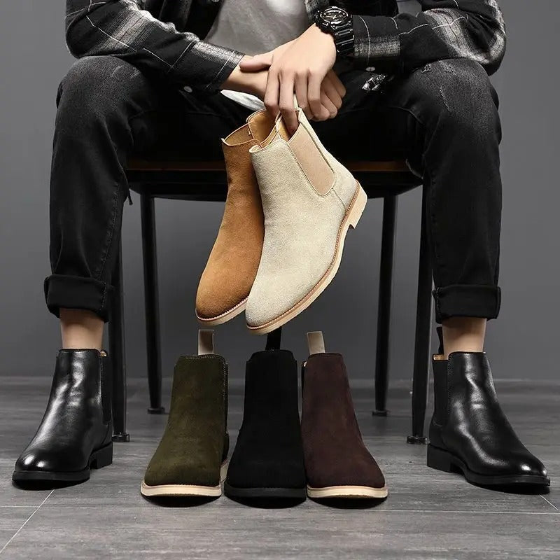 Bradley™ | Botas Chelsea em Camurça