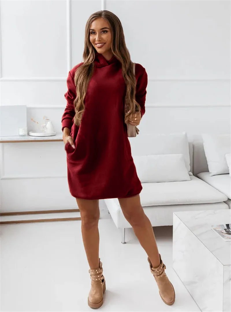 Robe sweatshirt com capuz Brielle™