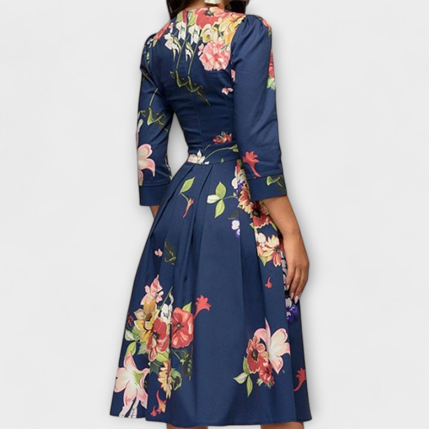 Carolina™ - Vestido elegante pelo joelho