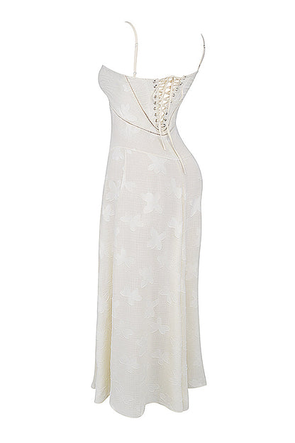 Paulette™ | Elegante Abito Lungo con Corsetto