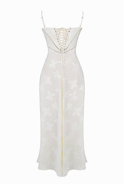 Paulette™ | Elegante Abito Lungo con Corsetto