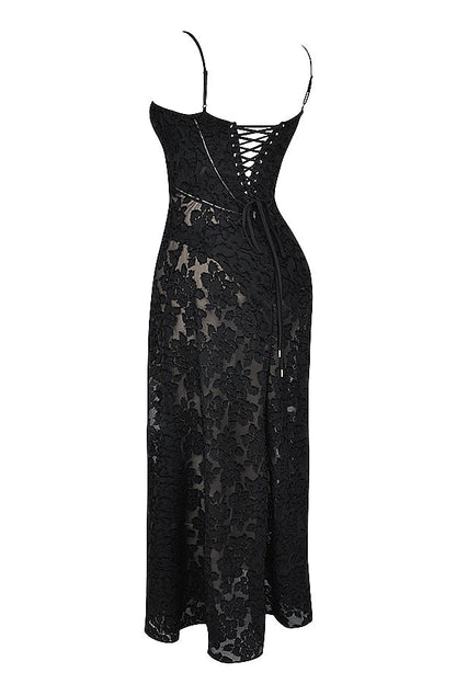 Paulette™ | Elegante Abito Lungo con Corsetto