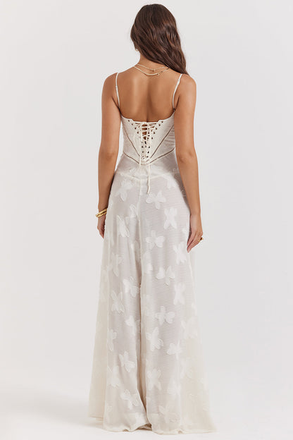 Paulette™ | Elegante Abito Lungo con Corsetto