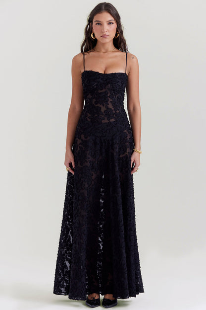Paulette™ | Elegante Abito Lungo con Corsetto