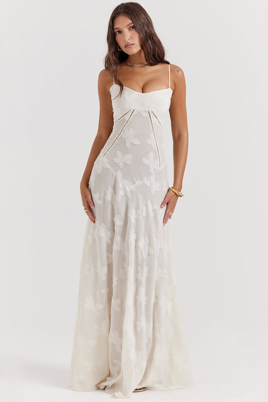 Paulette™ | Elegante Abito Lungo con Corsetto