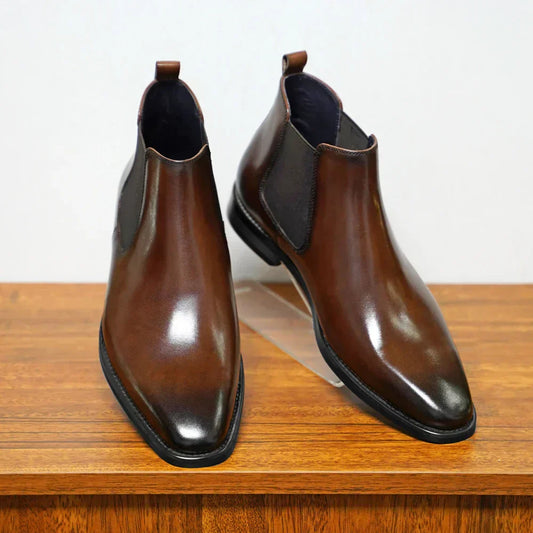 Blake™ | Veredelte Leder Chelsea-Stiefel