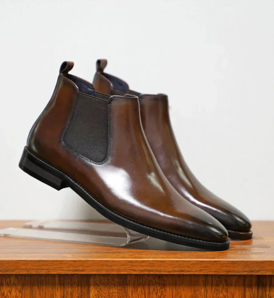Blake™ | Veredelte Leder Chelsea-Stiefel