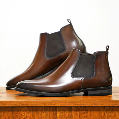 Blake™ | Veredelte Leder Chelsea-Stiefel