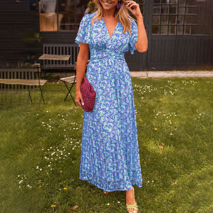 Amelia™ - Elegante Abito Maxi Floreale