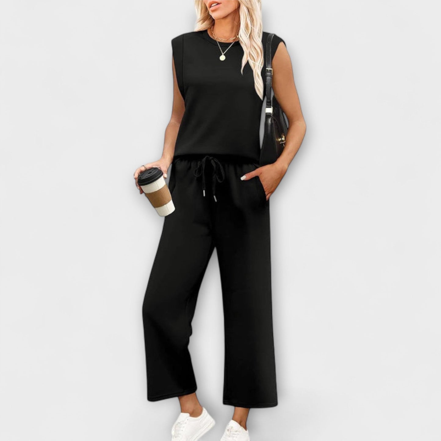 Lourdes™ - Conjunto feminino de duas peças