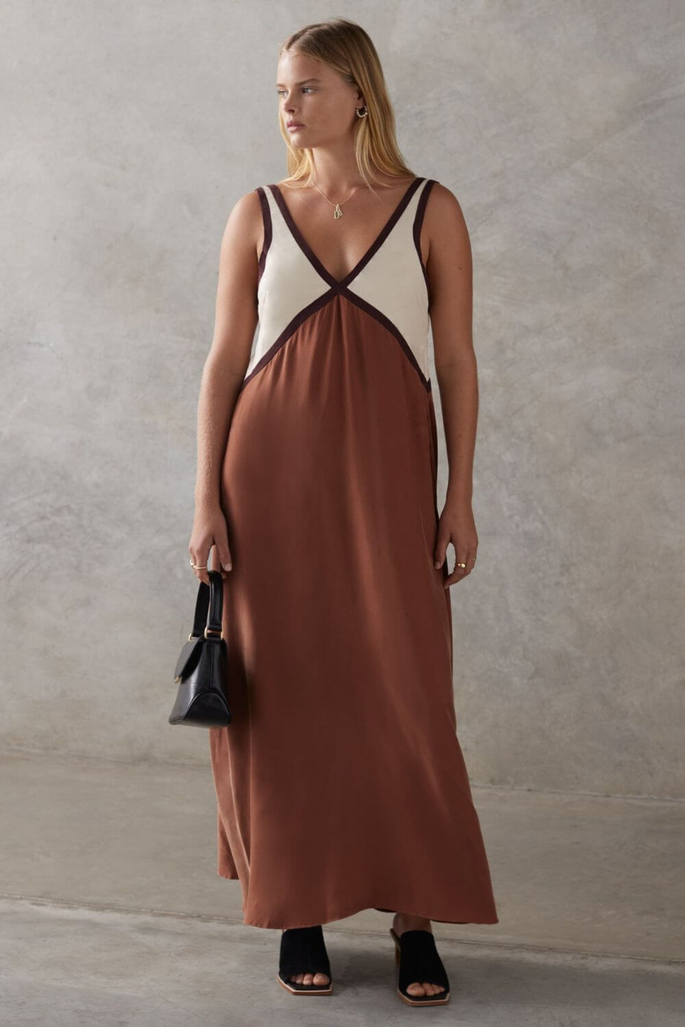 Stacey™ | Abito Midi in Elegante Velluto